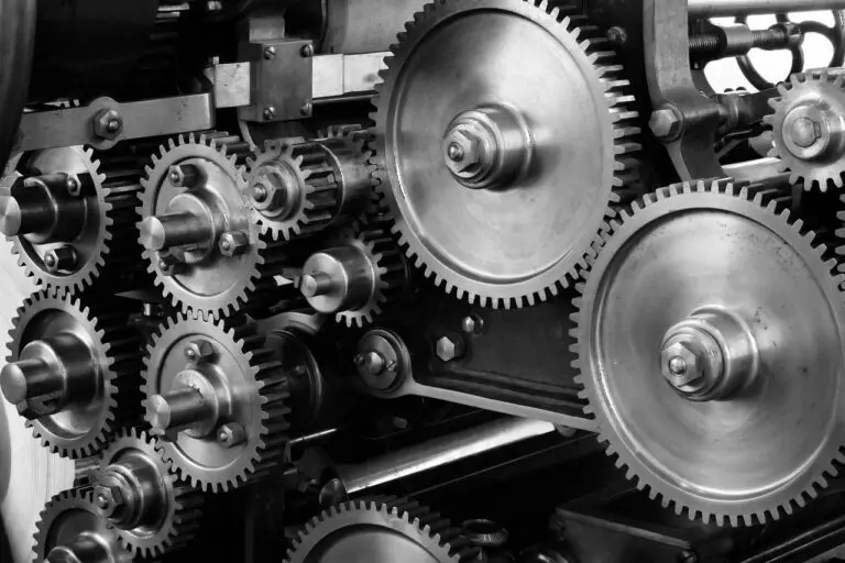 gears in machine